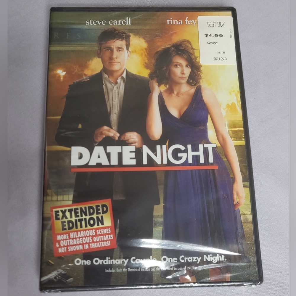 Date Night DVD movie widescreen unopened theatrical version + extended cut NEW